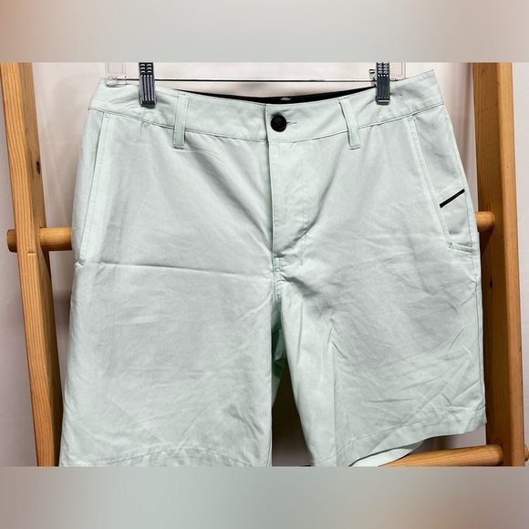 NITROUS BLACK Men's mint green flat front board shorts size 30 - Picture 3 of 12